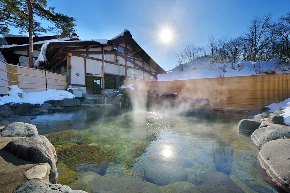 昼間の露天風呂