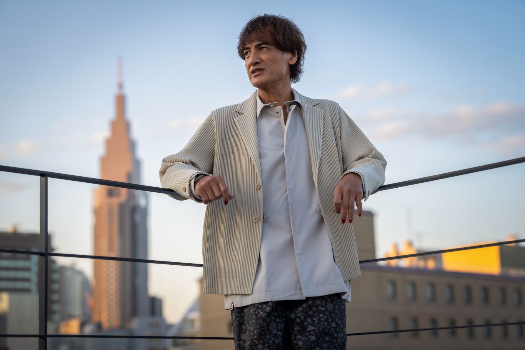 元サッカー日本代表GKの本並健治氏。愛車遍歴60台以上を語るインタビュー時の上半身アップ写真。