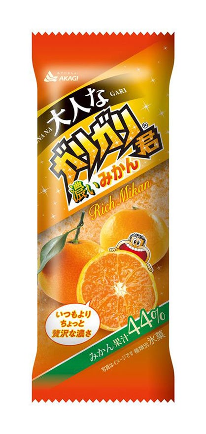赤城乳業「大人なガリガリ君 濃いみかん」100ml 151円