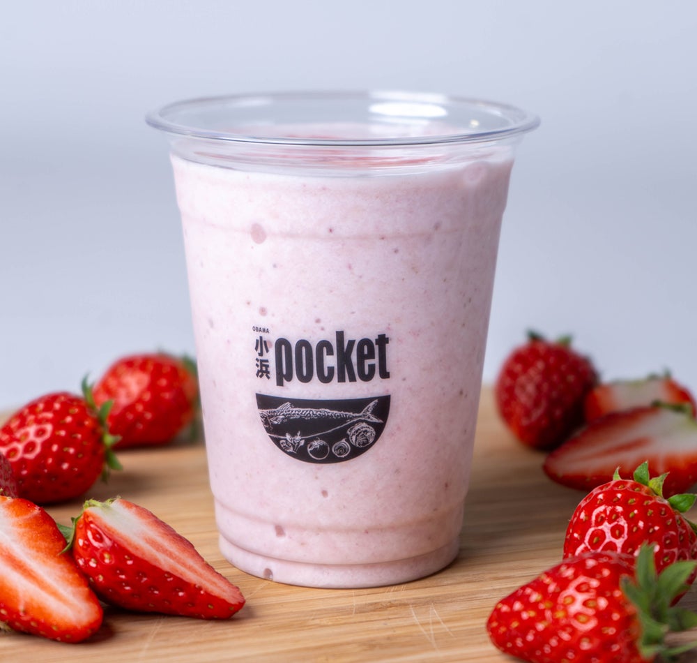 「obananaスムージー（イチゴ）」