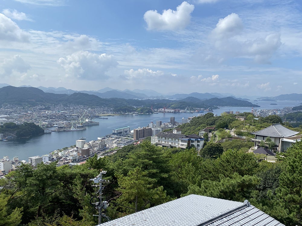 公園展望台からの景色