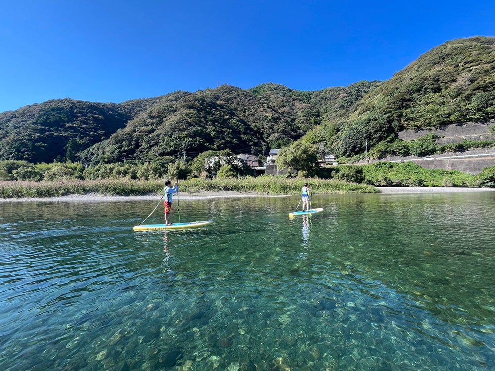 仁淀川でのSUPツアー