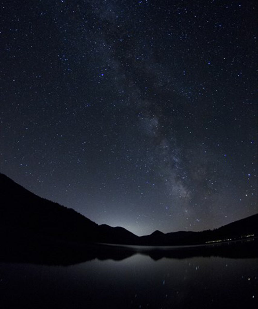 然別湖の夜景