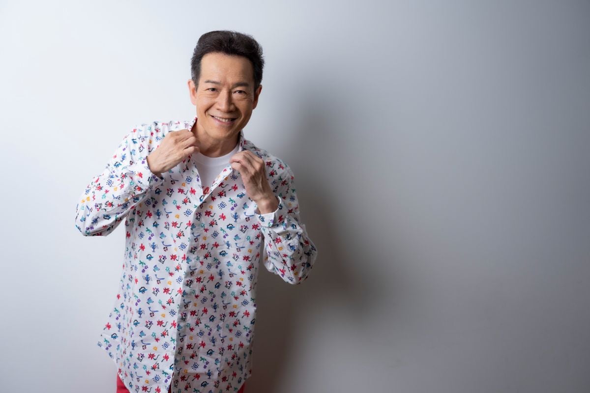 晴れやかな笑顔を見せる田原俊彦さん