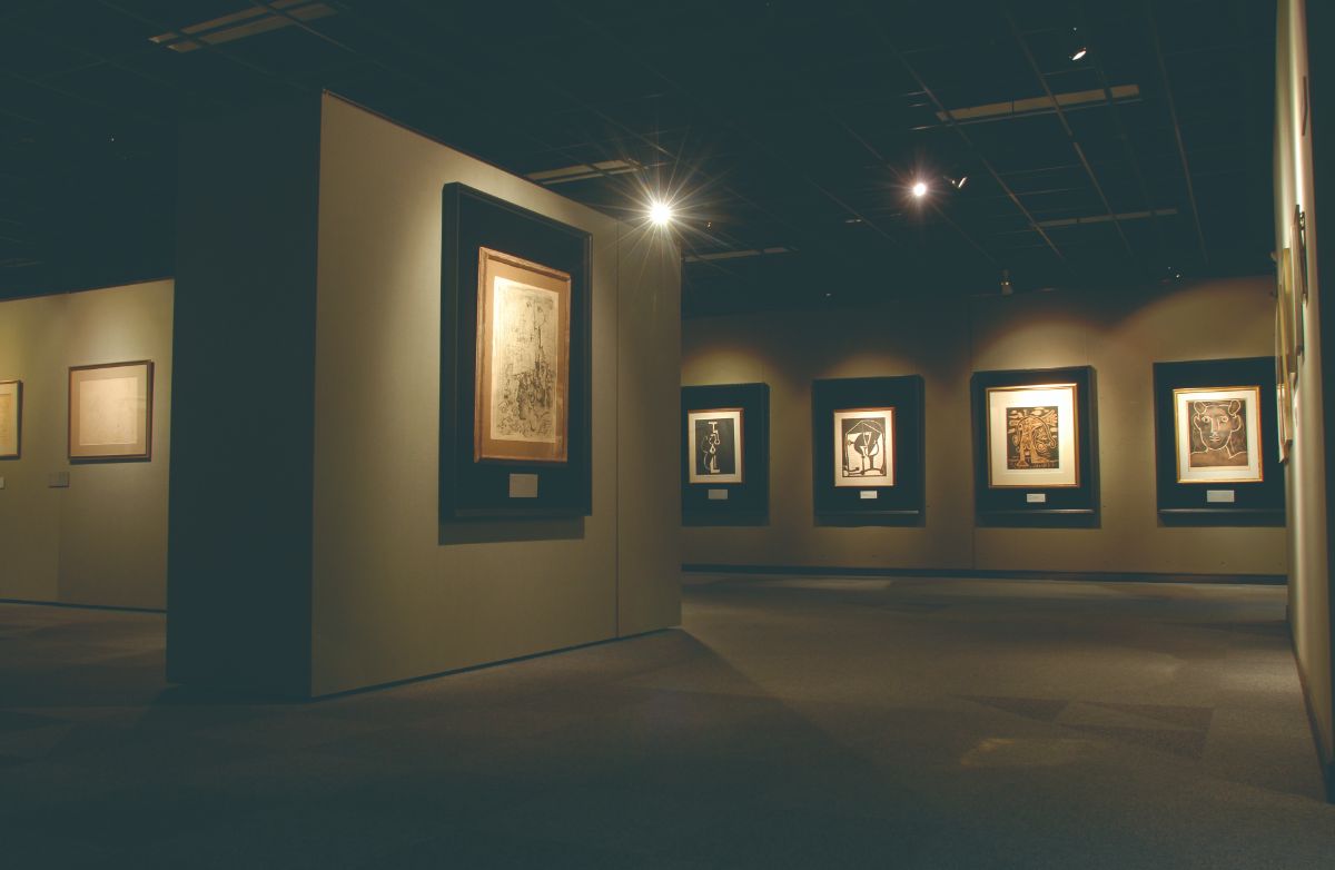 美術館内の展示室