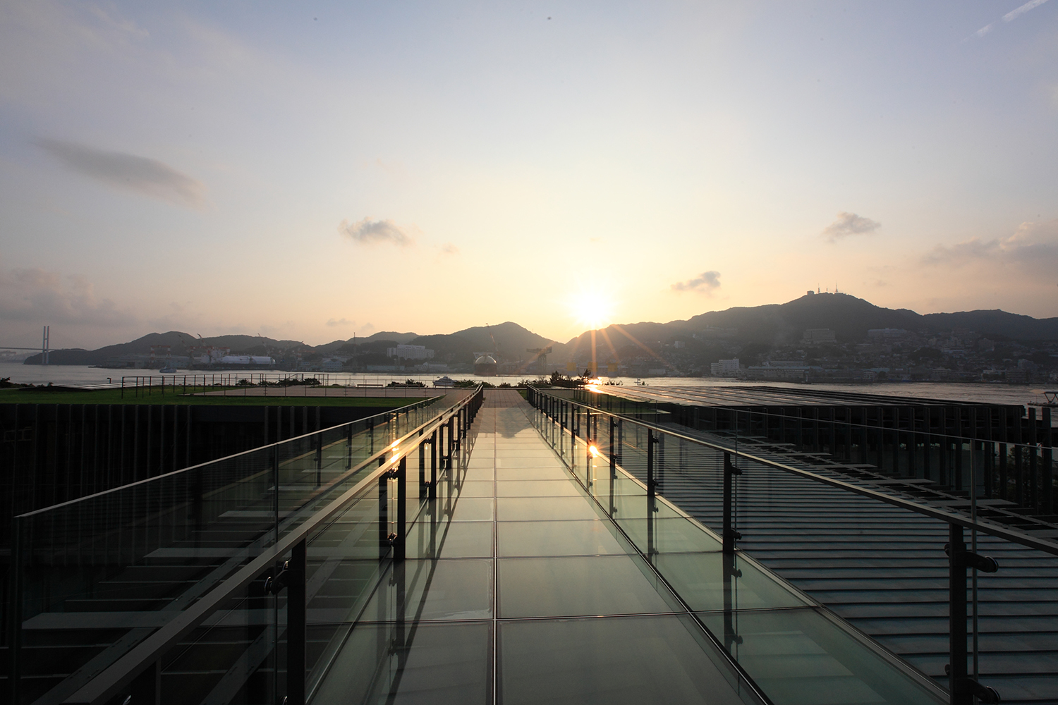 屋上庭園からの絶景