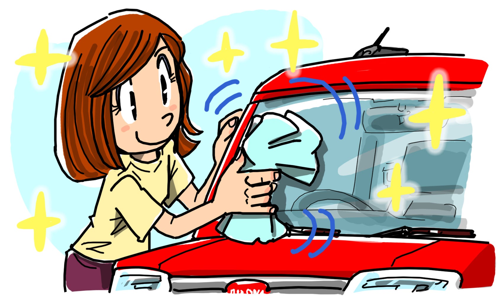 雨の多い季節、車の窓ガラスには事前にコーティング剤を