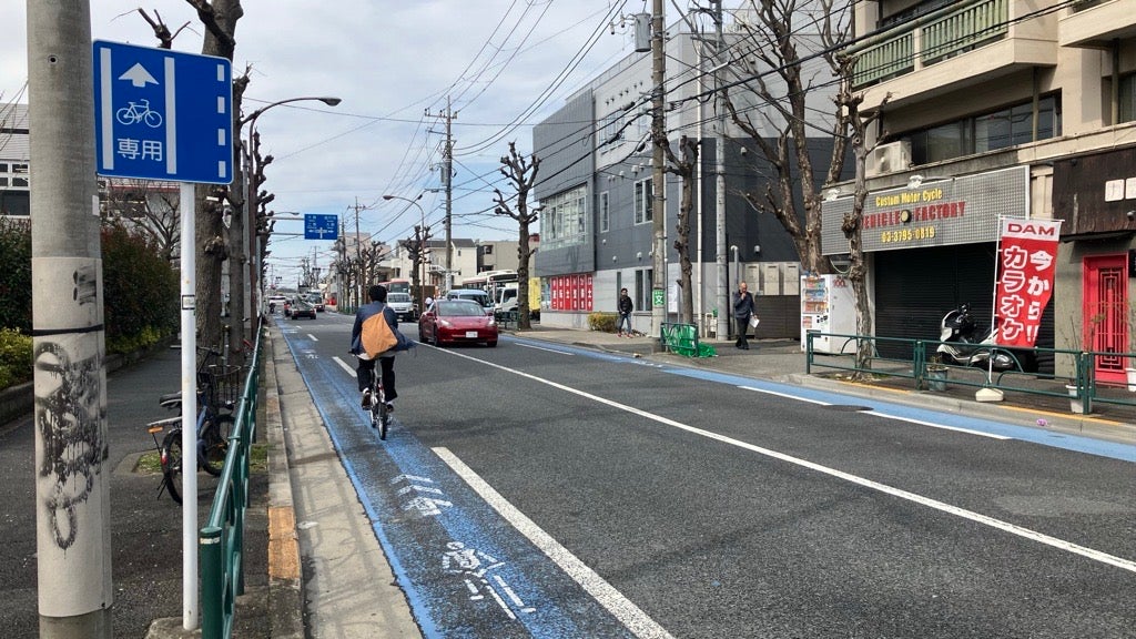 自転車レーンのイメージ