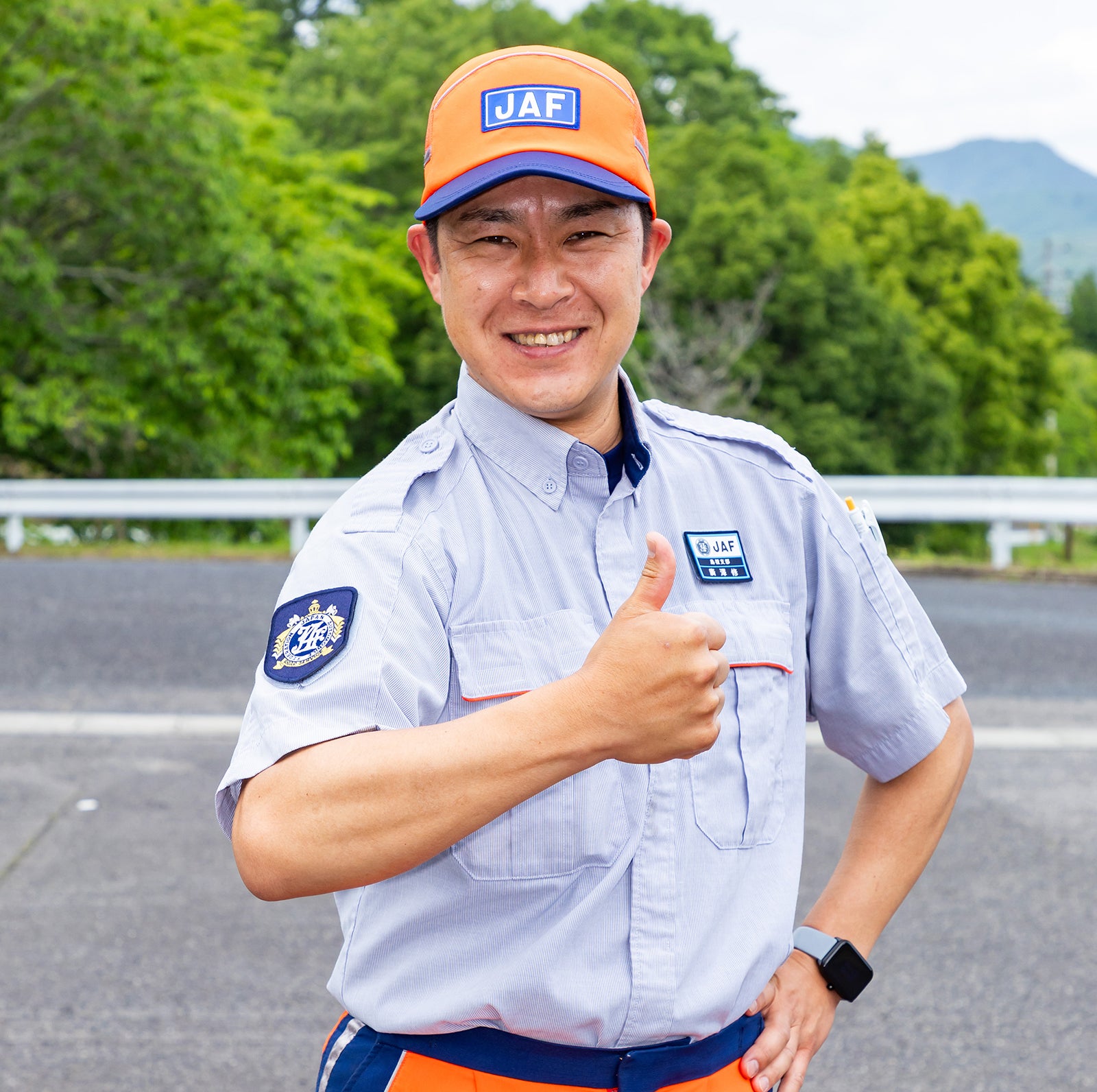 廣澤隊員の顔写真