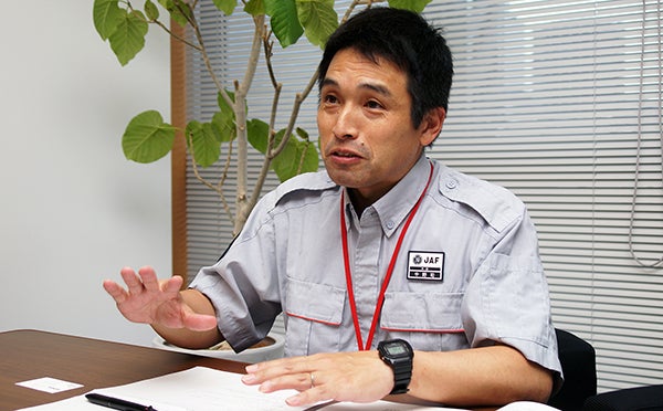 本部ロードサービス部 技術課の中野さん