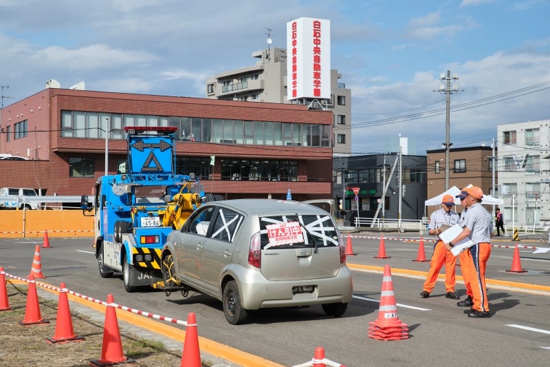 競技会会場となった、札幌市・白石中央自動車学園