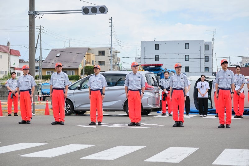 北海道本部ロードサービス競技会の様子