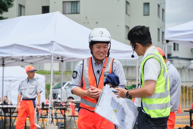 北海道本部ロードサービス競技会の様子