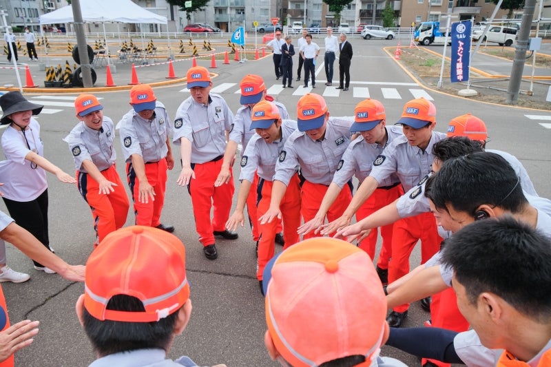 北海道本部ロードサービス競技会の様子