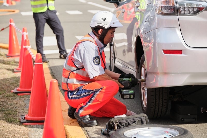 北海道本部ロードサービス競技会の様子