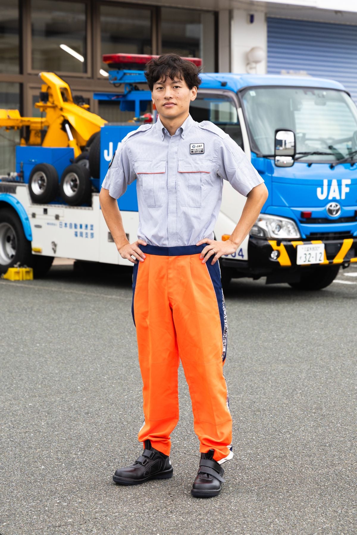JAF全国ロードサービス競技大会2025 九州本部代表・薬丸遼河（やくまる・りょうが）隊員