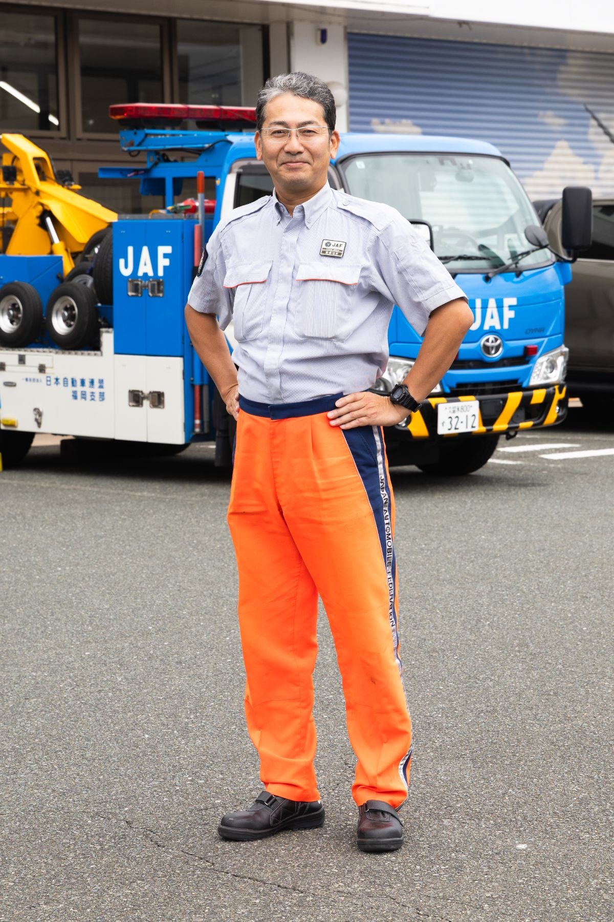JAF全国ロードサービス競技大会2025 九州本部代表堂鼻佳史（どうはな・よしふみ）隊員