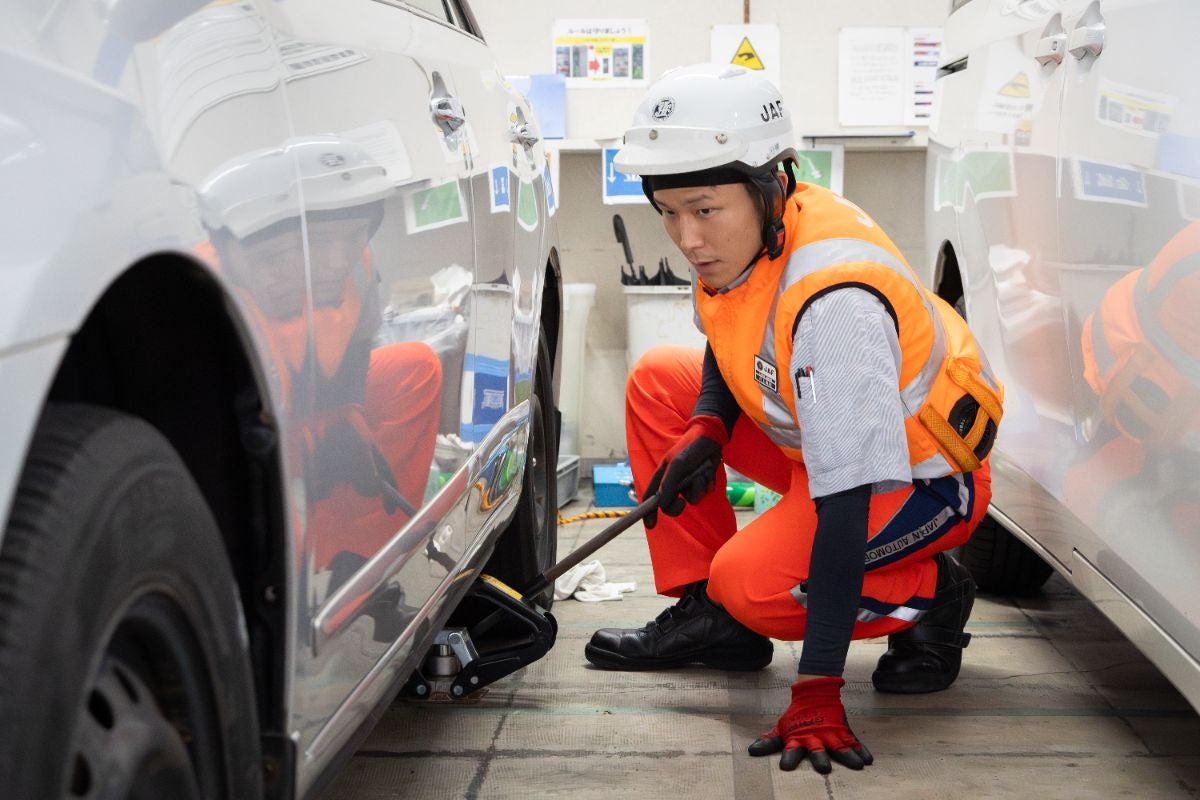 個人競技の訓練シーン