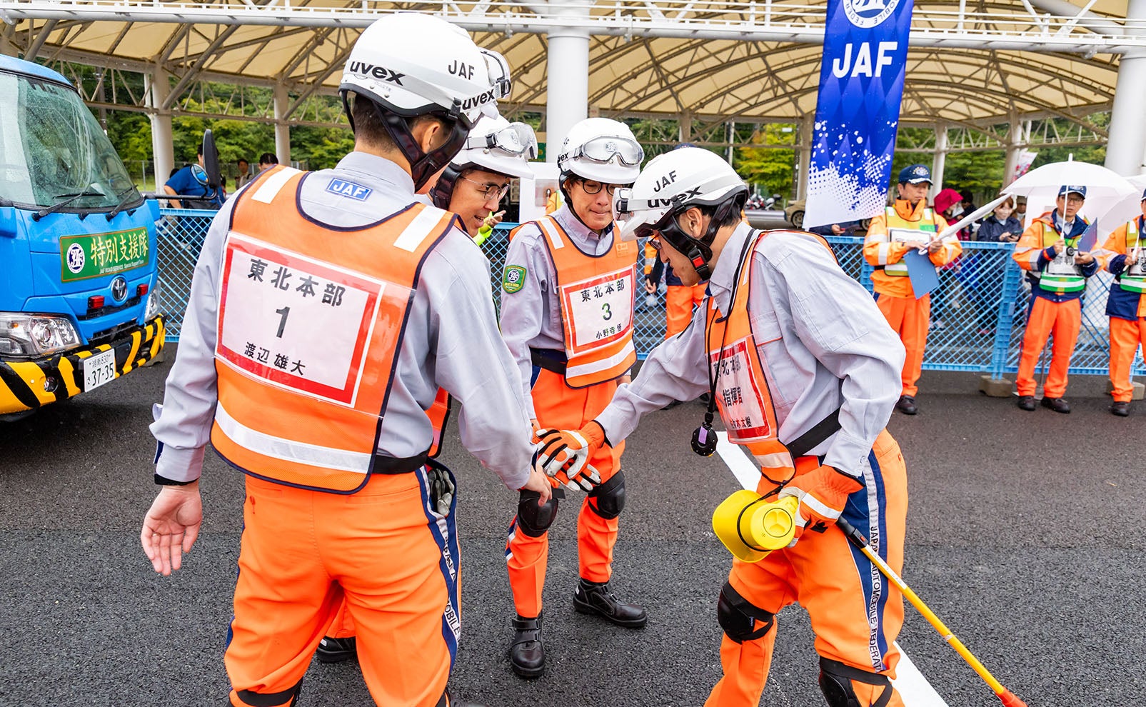 「JAF全国ロードサービス競技大会2025」決勝戦の風景