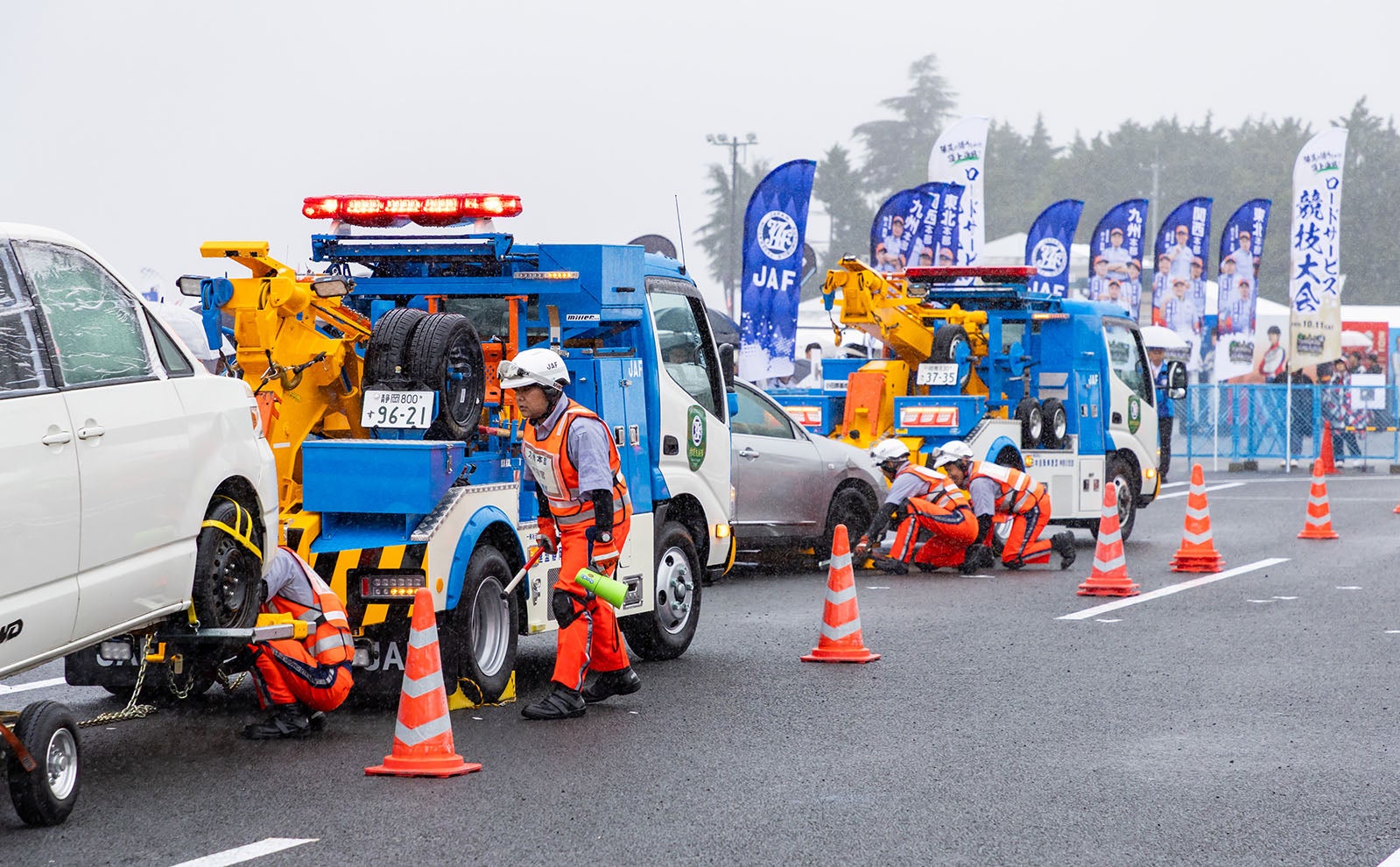 「JAF全国ロードサービス競技大会2025」決勝戦の風景