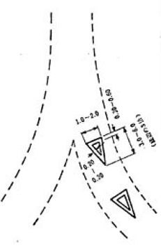 前方優先道路の画像