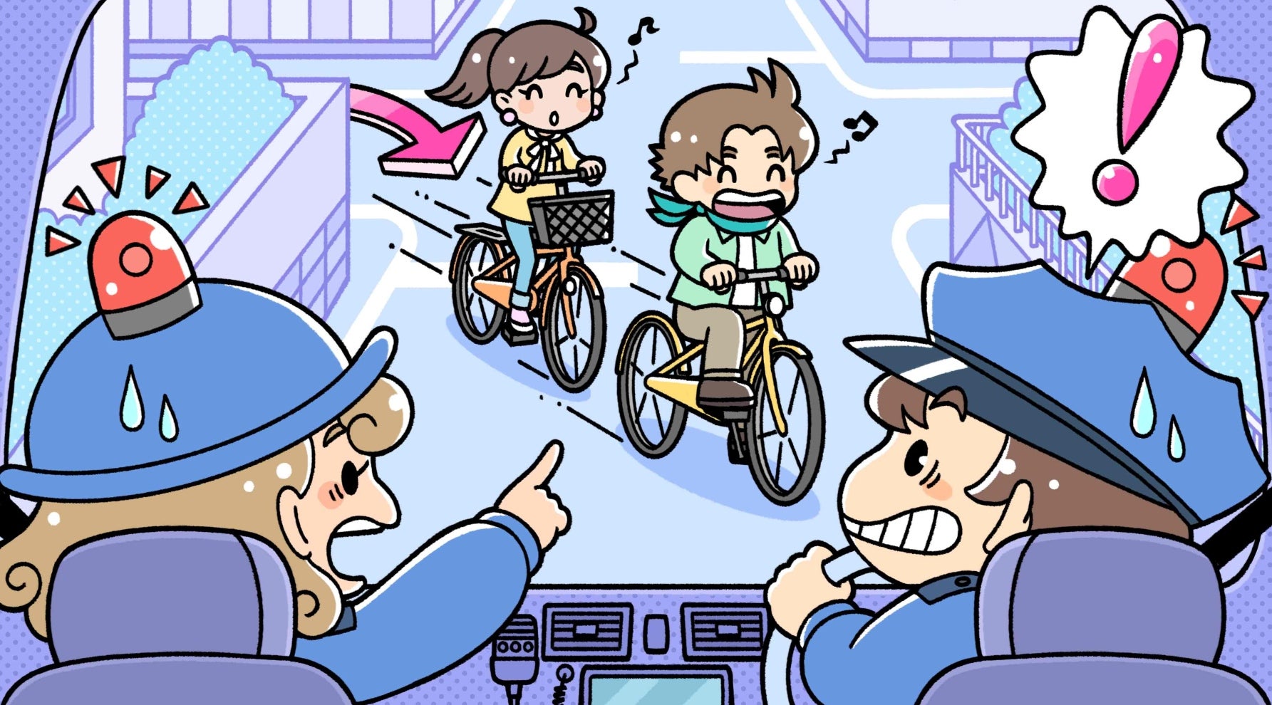 自転車で交差点をショートカット右折したら…複数のルール違反を犯しているかも?