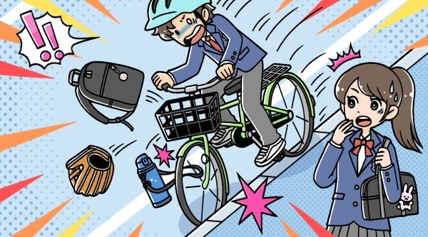 中高生の「自転車通学」あるある事件簿その1KV