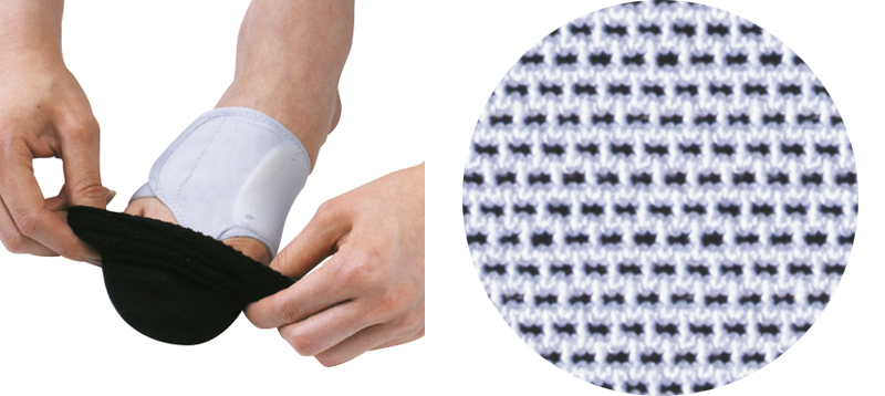 『〈ソルボ〉外反母趾サポーター 固定薄型メッシュタイプ(同サイズ2枚組)』