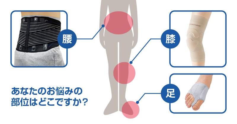 装着ラクラク&快適フィット! 腰・ひざ・足を支えるおすすめサポーター3選 ~お悩み別サポーター特集~
