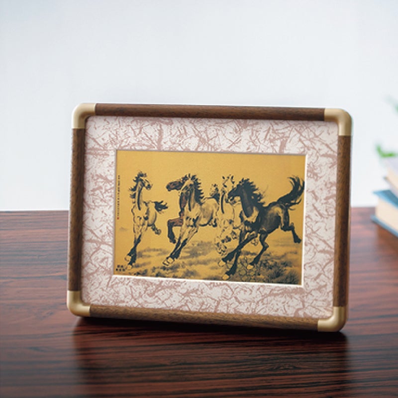 金箔画「六駿図」