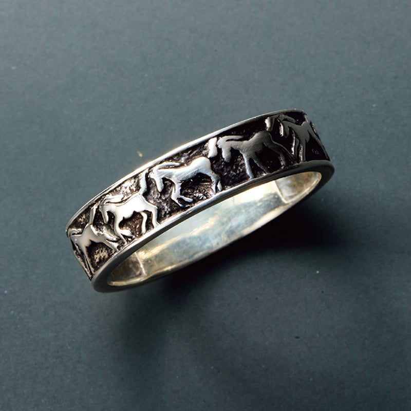 馬九行久シルバーリング