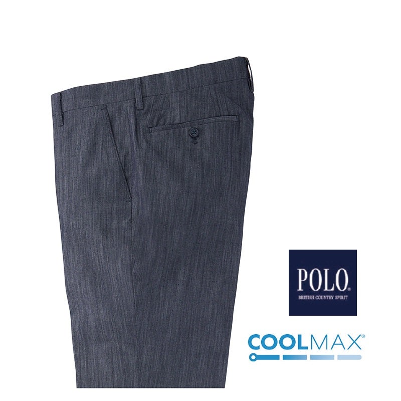 〈POLO.B.C.S〉麻混クールマックスストレッチパンツ